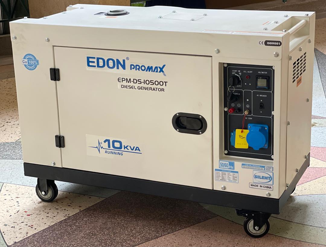 Generator. 10KV/10KW Diesel Silent Generator, 220V Ouput Edon Brand/Promax Brand, AVR System 190F Diesel Engine, Low Fuel Consumption. Generator Ideal For Apartments, Home Power Supply, Music System Church Appliances And Electronics for Sale in Kampala Uganda. Machine World Uganda, Leading Generators and Agro Machinery Supply Company, Supplier, Importer, Distributor, Assembler and Installer of Domestic and Industrial Generators, Agro Machinery/Agricultural Equipment in Kampala-Uganda, East Africa: Kigali-Rwanda, Nairobi-Mombasa-Kenya, Juba-South Sudan, DRC-Congo, Tanzania. Machinery Uganda