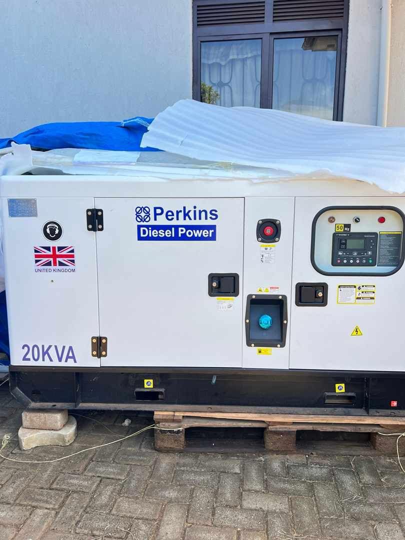 Generator. 20KVA Perkins UK Diesel Power Industrial Generator Ideal For Shopping Malls, Shopping Arcades, Factories And Hospitals  for Sale in Kampala Uganda. Machine World Uganda, Leading Generators and Agro Machinery Supply Company, Supplier, Importer, Distributor, Assembler and Installer of Domestic and Industrial Generators, Agro Machinery/Agricultural Equipment in Kampala-Uganda, East Africa: Kigali-Rwanda, Nairobi-Mombasa-Kenya, Juba-South Sudan, DRC-Congo, Tanzania. Machinery Uganda